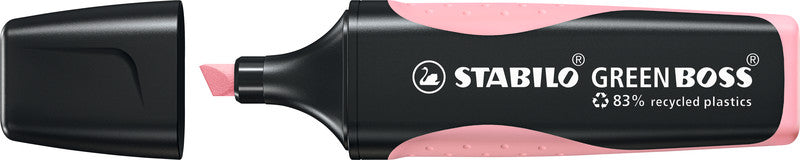 STABILO BOSS Textmarker Pastellpink – Keilspitze, 2–5 mm, nachfüllbar