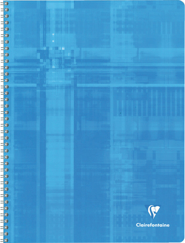 Clairefontaine Spiralheft, 240 × 320 mm, kariert 5 mm, 50 Blatt, 50 g/m² – sortiert