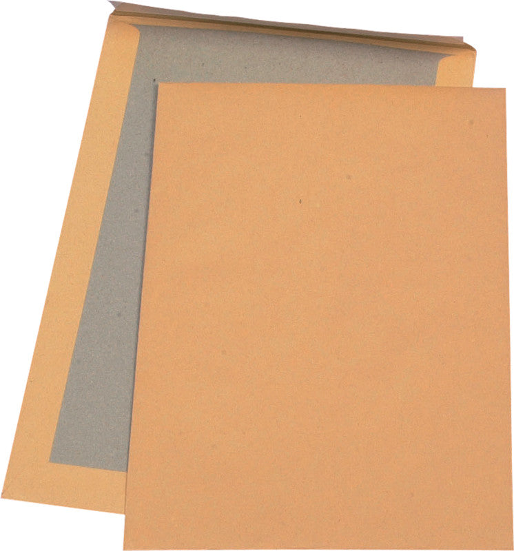 Q-connect Dokumententasche – C4 (229 × 324 mm), ohne Fenster, unbedruckt, braun, selbstklebend – 100 Stück