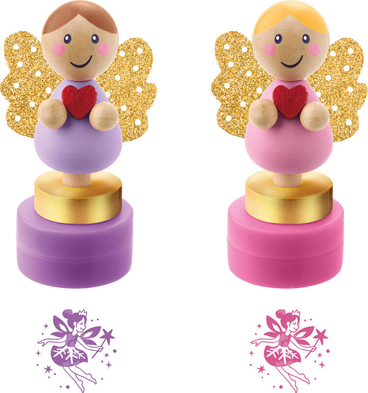 Trendhaus Motivstempel, selbstfärbend, Ø 28 mm, Pink/Lila
