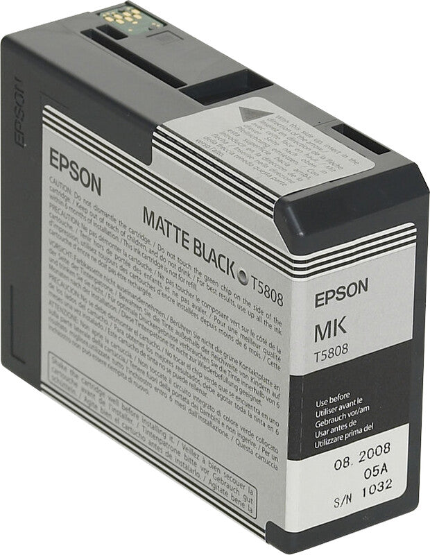 Epson Tintenpatrone T58080N, Schwarz, 80 ml