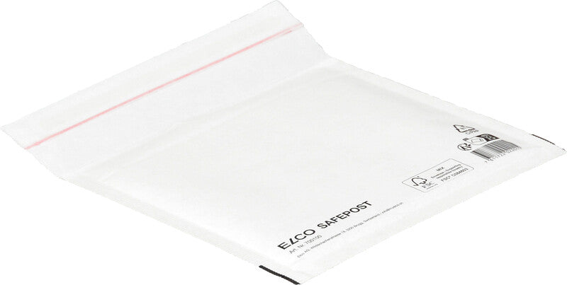 Elco Luftpolstertasche – 180 × 160 mm, weiss, selbstklebend, Aufreissperforation – 1 Stück