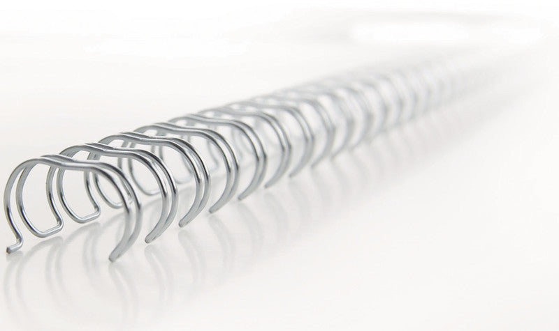 GBC Bindedisc-Ringe – für A4 – Ø 6 mm, silber, Draht – 100 Stk.