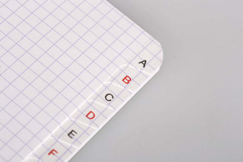Clairefontaine Notizheft, 110 × 170 mm, 5 mm kariert, Klammerheftung, 192 Seiten, 90 g/m² – sortiert