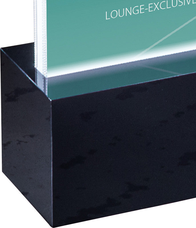 Sigel Tischaufsteller – 116 × 192 mm, transparent, wiederverwendbar, für A6
