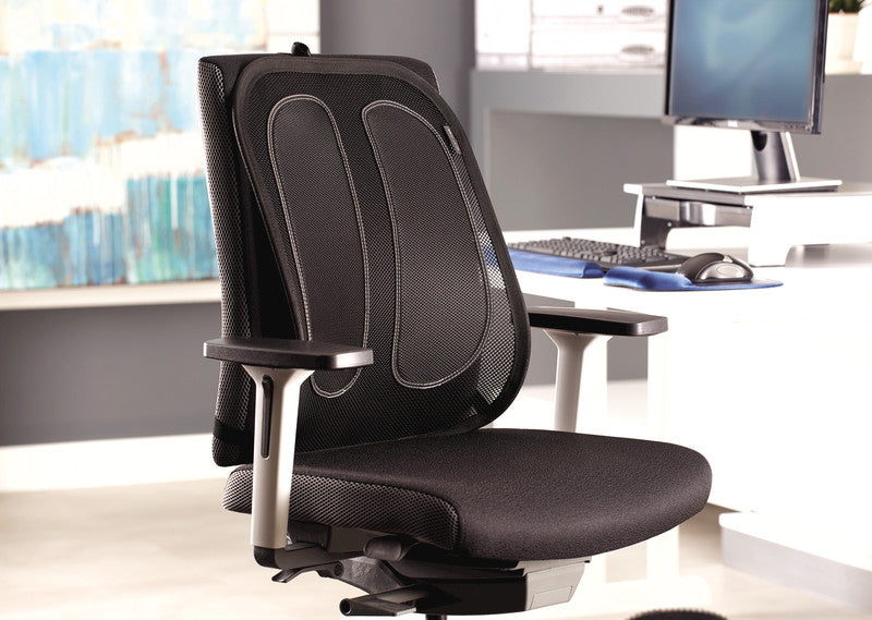 Fellowes Rückenstütze Office Suites – 44×14,1×51,3 cm, schwarz