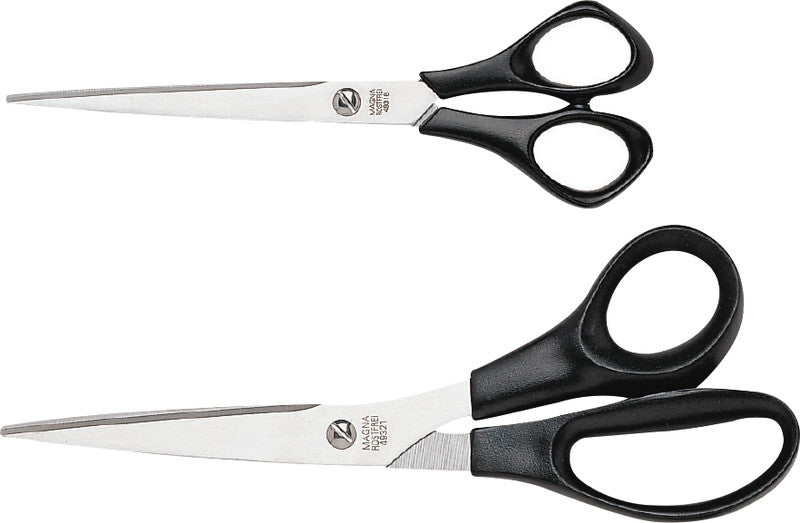 Lerche Schere 18,0 cm, spitz, für Rechtshänder – Edelstahl, schwarz