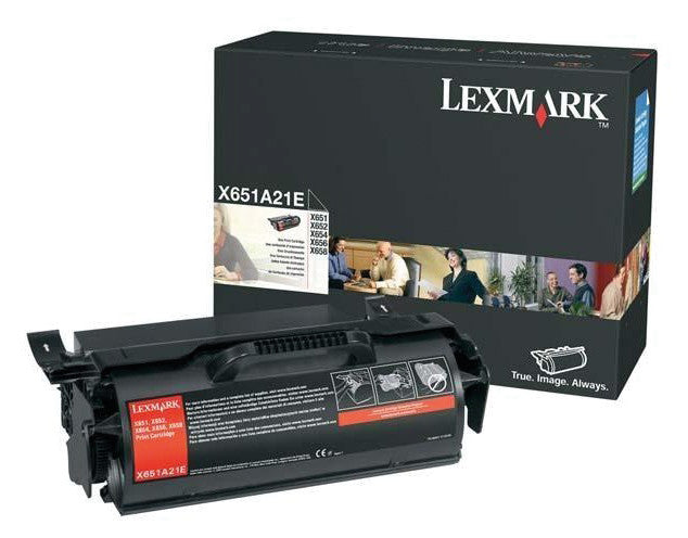 Lexmark Toner – schwarz, 7000 Seiten – für Mono-Laserdrucker/Multifunktionsgeräte