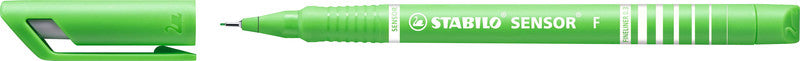 STABILO Sensor F Fineliner 0,3 mm – hellgrün