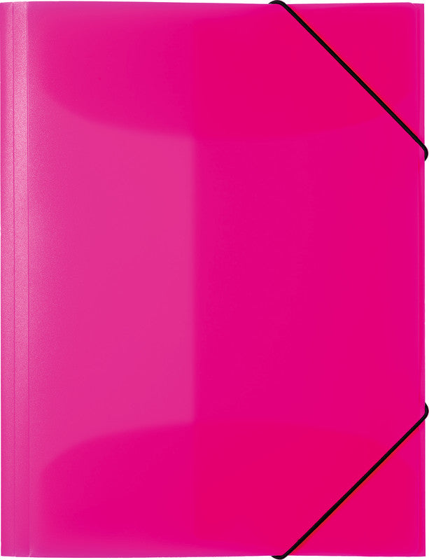 HERMA Sammelmappe für A4, Kunststoff, Pink, mit Gummizug