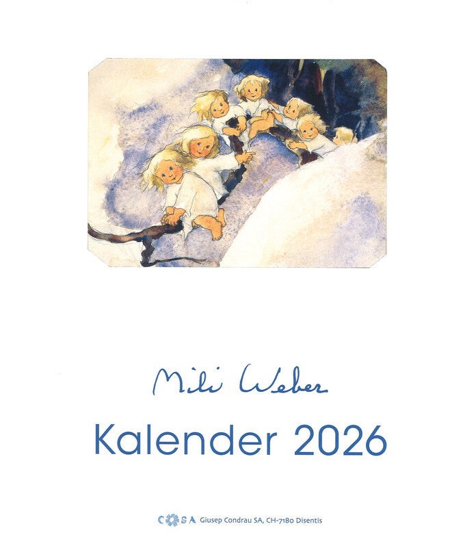 Cosa Postkartenkalender Mili Weber 2027 – 23 × 27 cm – d/f/gb – mit 12 Postkarten