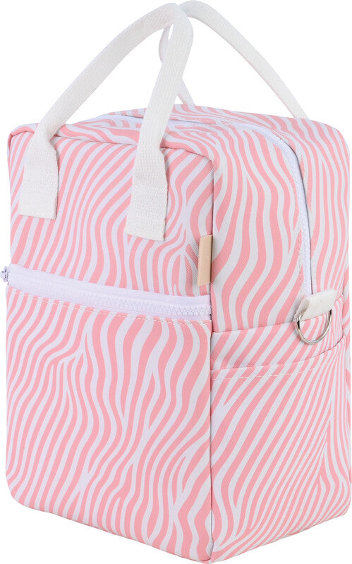 Estia Lunchtasche – isoliert, mit Reissverschluss – 200 × 270 × 140 mm – mehrfarbig, Baumwolle – Soft Ripple