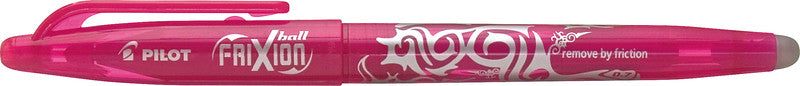 Pilot FriXion Ball Gelschreiber – pink, 0,7 mm, radierbar, Kappe, nachfüllbar