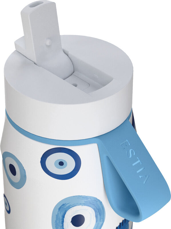 Estia Pulse Isolierflasche 500 ml – Doppelwandig 12 h Heiss / 24 h Kalt, Edelstahl, Schraubdeckel