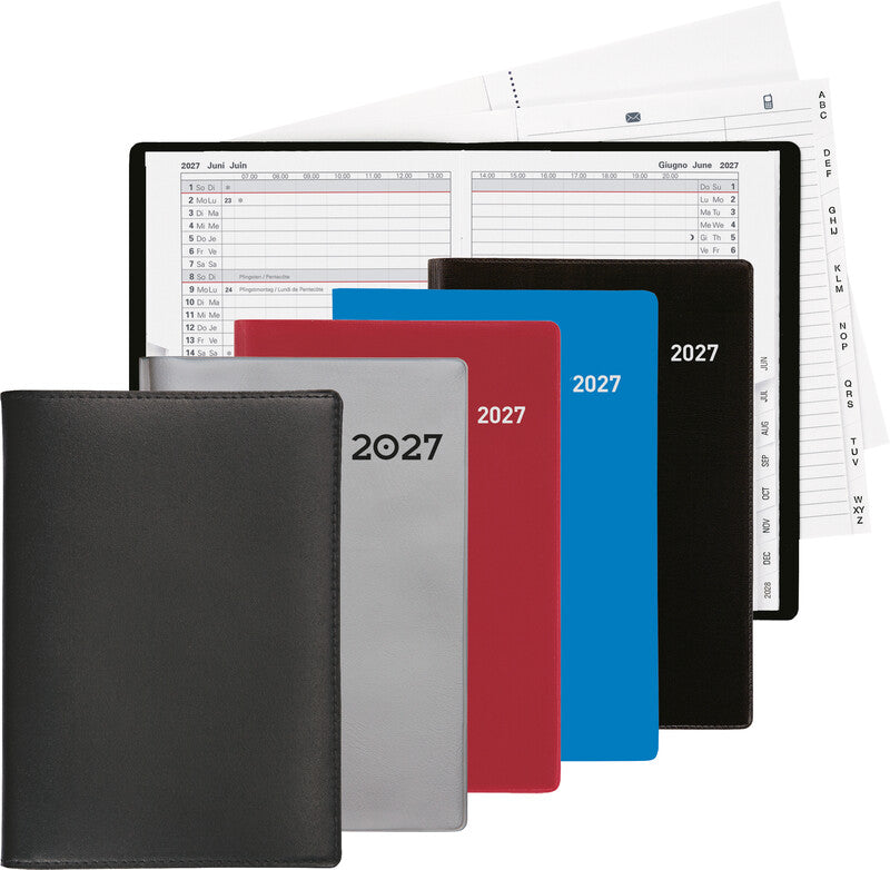 Biella Planer Istanbul Agenda – 1 Monat/2 Seiten, geheftet, 10,6 × 15,3 cm, 15 Monate Okt–Dez, 2026, PEFC