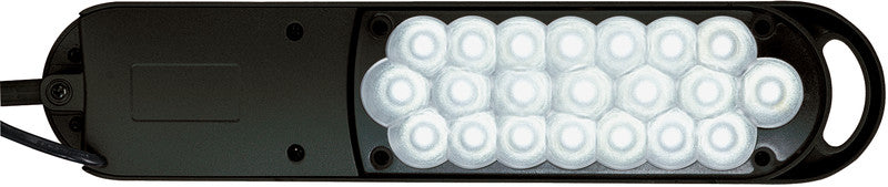 MAUL LED Tischleuchte Atlantic – drehbar, neigbar, Standfuss – 5'800 K – 400 lm 9 W – schwarz