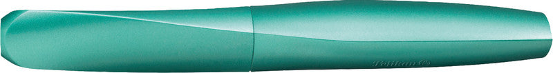 Pelikan Twist Cold Alaska – Federspitze M – für Rechts- & Linkshänder – Dunkelgrün, Blau – Patronen
