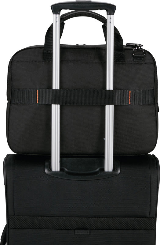 Samsonite Network 4 Notebook-Tasche – 11 l, Aufsteckfunktion, Recyceltes PET (rPET), Schwarz