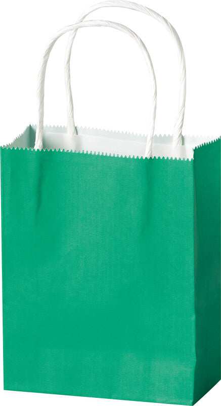 Folia Tragetasche – Kraftpapier, gedrehte Papierkordel – 10 Stk. – 120 × 150 × 55 mm