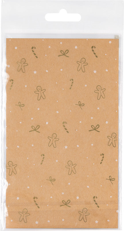 Folia Geschenkbox – Weihnachten – Cellophantüten, Kunststoff – 115 × 190 mm – 10 Stk.