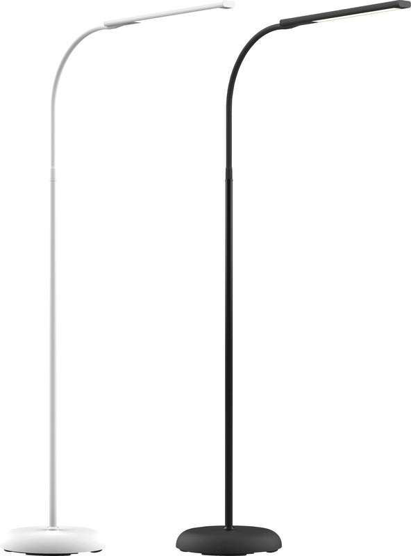 MAUL LED-Stehleuchte Pirro – 4-stufig dimmbar, dreh- und neigbar – 3000 K – 726 lm 7 W – Schwarz