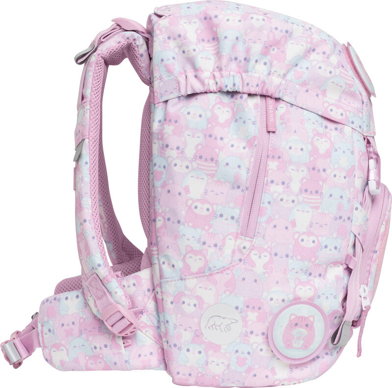 Beckmann Classic 1st – Schulrucksack, Hug Me, 22 l, 24×37×25 cm, für Laptop bis 15", mit Wendetasche