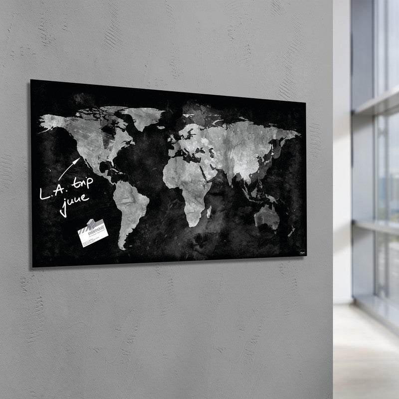 Sigel Whiteboard – 91 × 46 cm, Glas, magnetisch, Wandmontage, inkl. Magnete