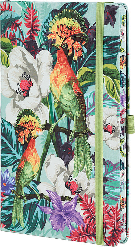 Castelli Notizbuch, 130 × 210 mm, punktkariert, Leimbindung, Hardcover, 192 Seiten, 80 g/m² – mehrfarbig