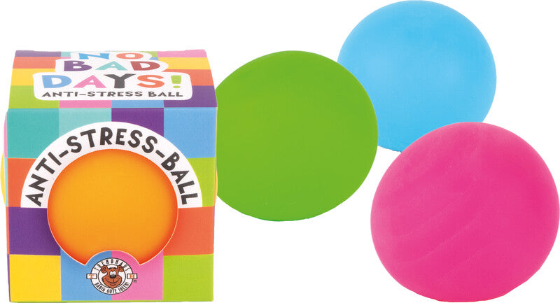 Trendhaus Stressball – Ø 6,3 cm, Neonfarben