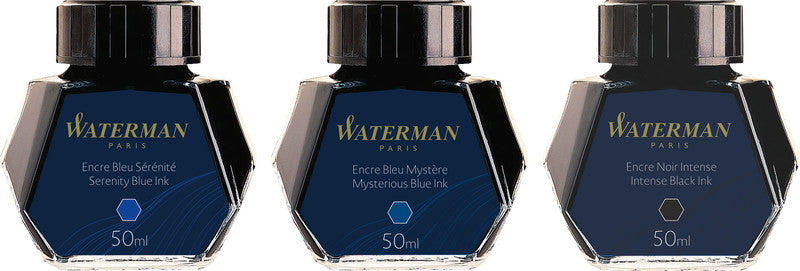 Waterman Tinte für Kolbenmechanik, Konverter – blau, geruchsarm, 50 ml