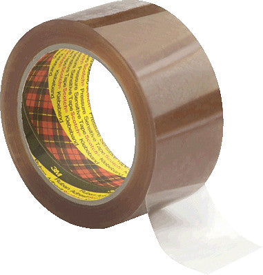 Scotch Verpackungsband 3707 – permanent, glatt, PVC, 25 mm × 66 m, transparent, Kern Ø 75 mm