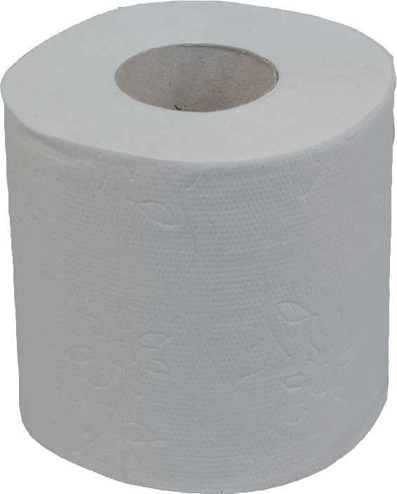 Katrin Toilettenpapier – Recycling, 3-lagig, Weiss, 250 Blatt/Rolle, 110 × 95 mm – 8 Rollen