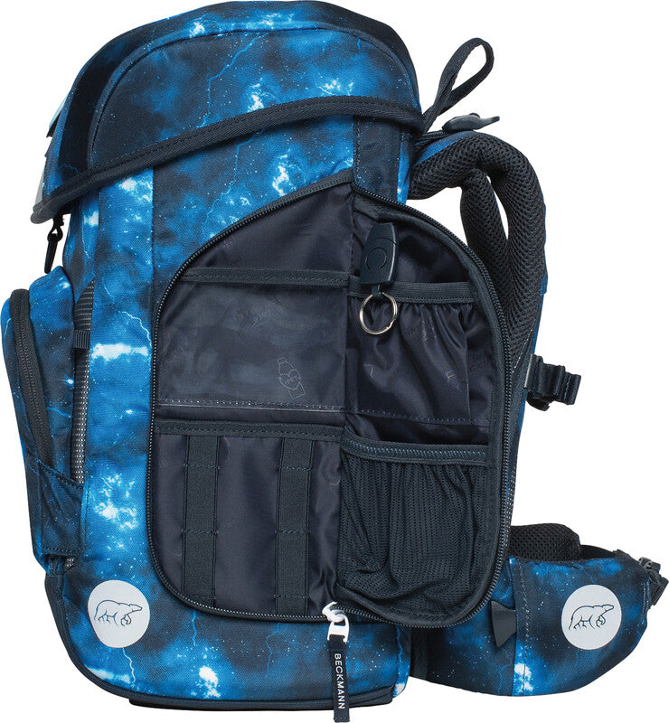 Beckmann Schulrucksack Plus Air – 6-teilig – Tech Rex – recyclingfähig