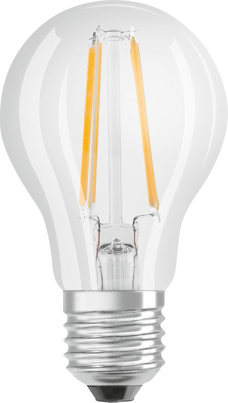 Osram Retrofit Classic A Filament LED-Leuchtmittel E27 – 4 W, 470 lm, 2700 K warmweiss, transparent
