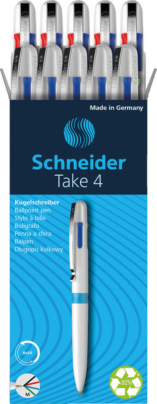 Schneider Schreibgeräte Kugelschreiber – Weiss, Kunststoff