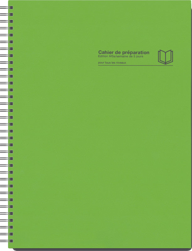 Verlag für unterrichtsm. Unterrichtsheft, A4, Spiralbindung, Karton, 128 Seiten, perforiert – hellgrün