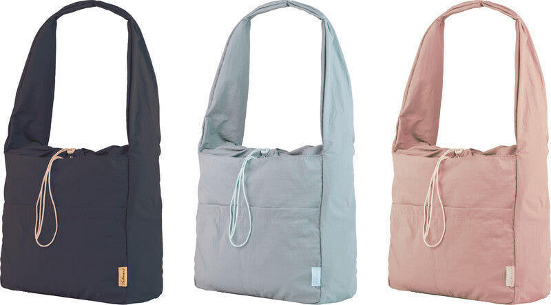 Fabrizio Super Soft Umhängetasche – Nylon, dunkelblau, 44 × 38 × 16 cm