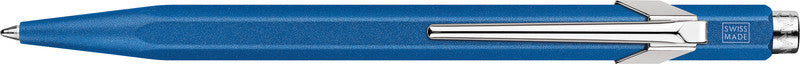 Caran d-Ache Kugelschreiber – Blau, Aluminium