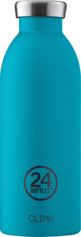 24Bottles Trinkflasche Clima – 5 dl – Edelstahl, isoliert, Schraubverschluss – Atlantic Bay