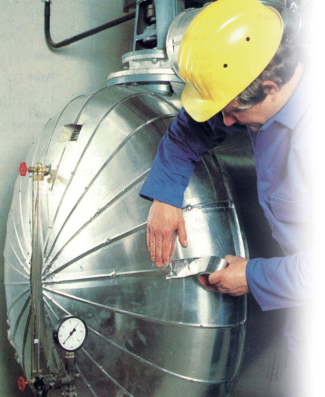 tesa Aluminiumband – 50 mm × 50 m, silber, stark