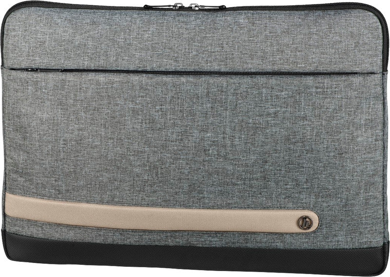 Hama Sleeve Terra Notebook-Tasche – für Notebooks bis 15,6", 6 l, wasserabweisend, Polyester, grau