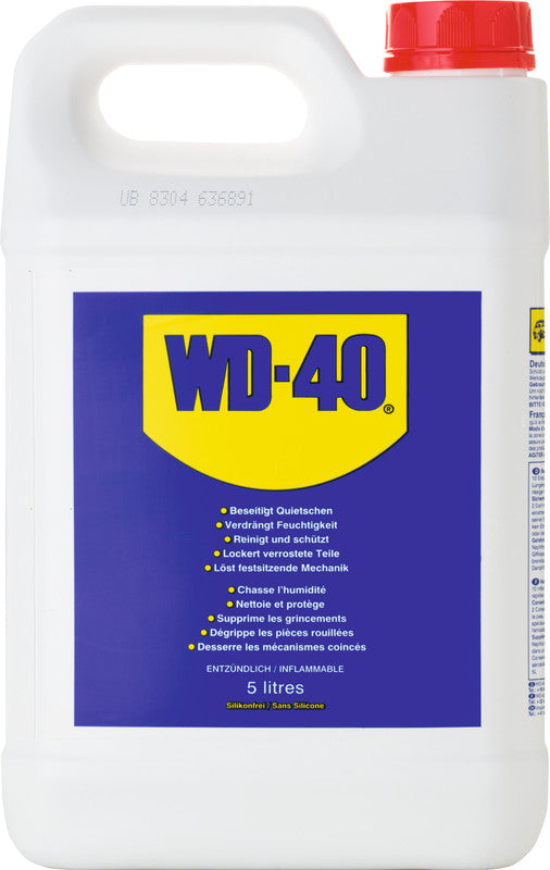 WD40 WD-40 – Multifunktionsprodukt – Classic – für Metall und Kunststoff – 5'000 ml – Flasche