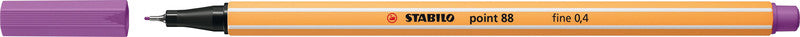 STABILO Fineliner – 18er-Set 0,4 mm – 18 Farben, sortiert