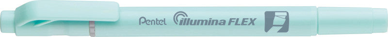 Pentel Illumina Flex Textmarker Dual-Tip Hellblau – Keilspitze, Feinspitze