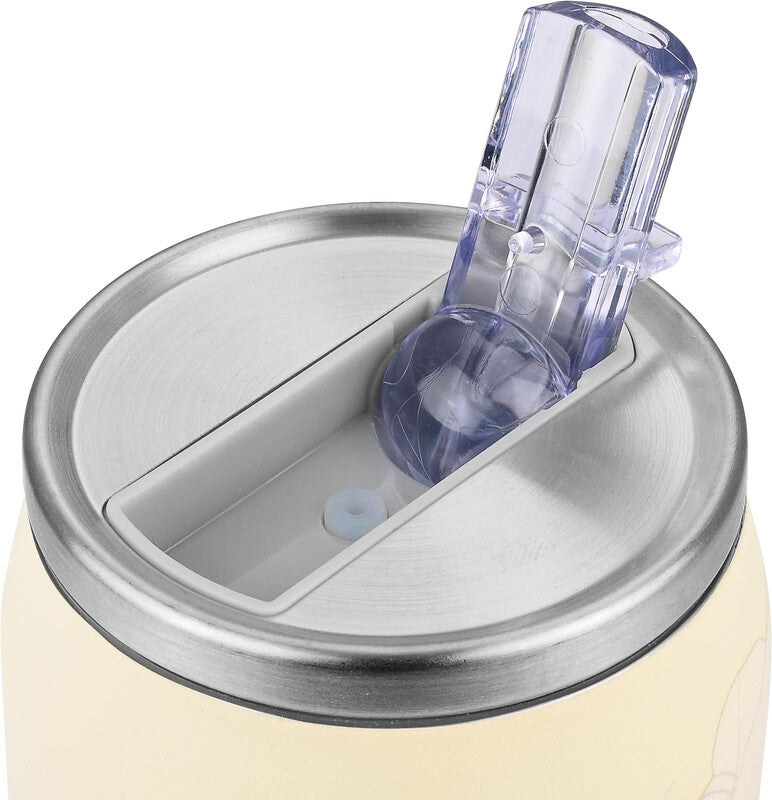 Estia Thermobecher – 5 dl – Edelstahl, isoliert, mit Strohhalm, auslaufsicher, BPA-frei – Terra Serenity