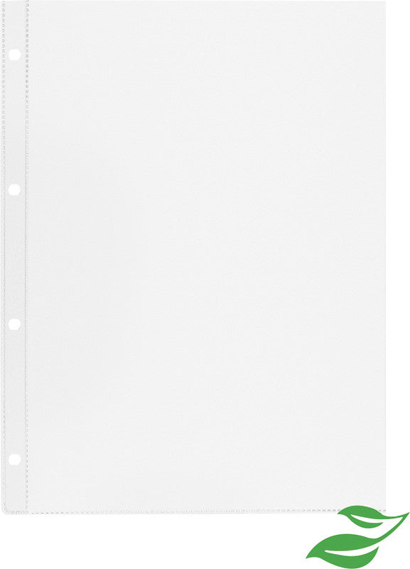 Kolma LineaVerde Sichtmappe A4 – transparent, Kunststoff, blendfrei, 90 µm, 100er-Pack
