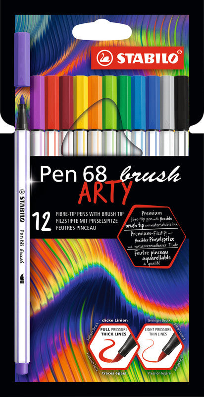 STABILO Filzstifte, 12 Farben