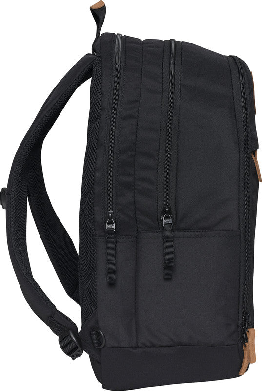 Beckmann Urban Rucksack – schwarz – 30,0×48,0×22,0 cm – recycelte Materialien