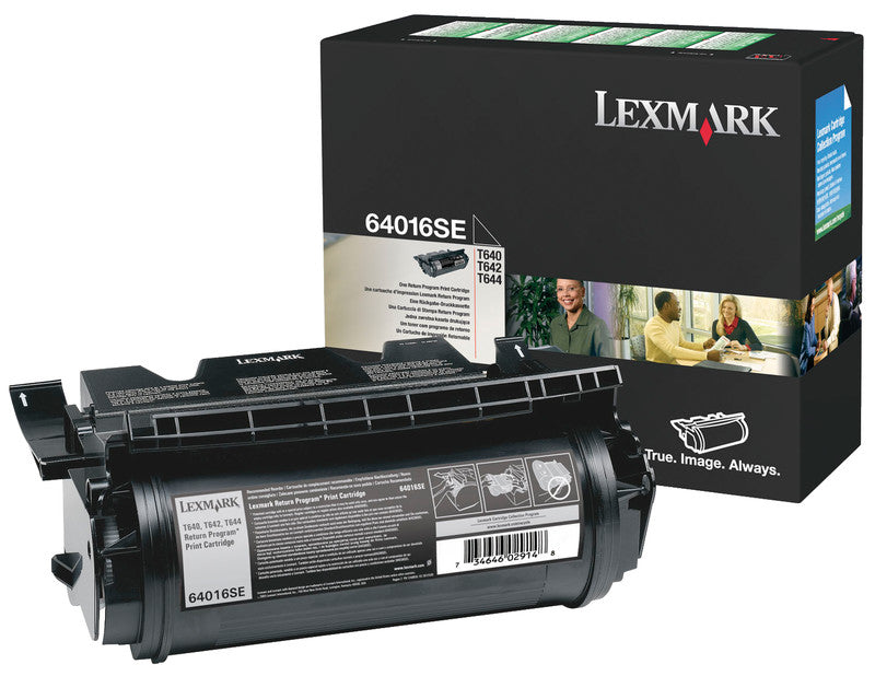 Lexmark Toner – schwarz, 6000 Seiten