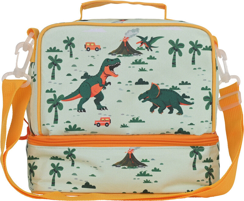 Estia Lunchtasche – isoliert, Reissverschluss – 6 l – mehrfarbig – Kunststoff – Dino Explorer